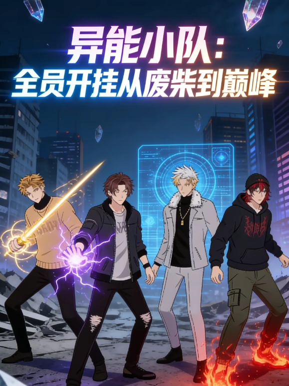 异能小队，全员开挂从废柴到巅峰动态漫画